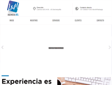 Tablet Screenshot of lymproduccion.com